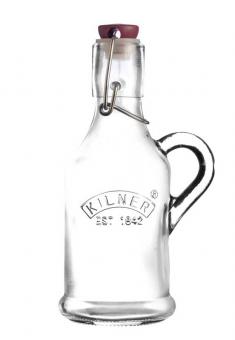 Kilner Bügelverschluss-Flasche mit Henkel, 0.2 L., 6,8x6,8x17,5 cm 