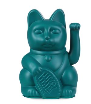 Donkey Winkekatze Mini Lucky Cat Green 