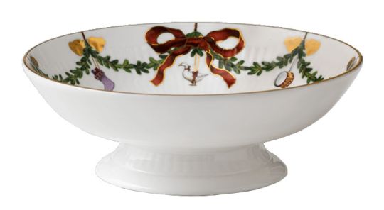 Royal Copenhagen Starfluted Christmas Schale auf Fuss 