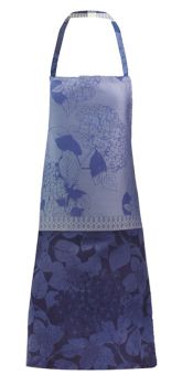 Garnier-Thiebaut Schürze Hortensias Bleu Coton Bio 86x76 cm Baumwolle Gs 