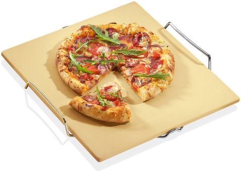 Küchenprofi Pizza Stein mit Gestell 