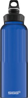 Sigg Trinkflasche Wide Mouth Traveller Dark Blue 1,5 L 