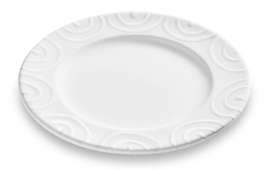 Gmundner Keramik Weiß geflammt, Dessertteller Gourmet ø18Cm 