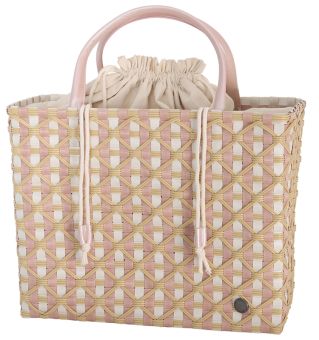 Handed By Shopper Rosemary copper blush with champagne pattern 