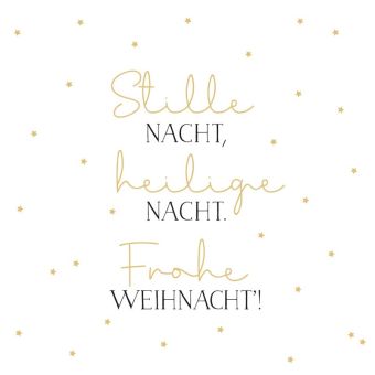 Paperproducts Design Servietten 33x33 cm Stille Nacht 