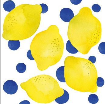 Paperproducts Servietten 25x25 cm Lemon & Dots 