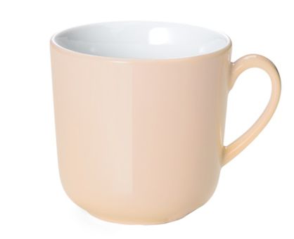 Dibbern Solid Color Peach Becher mit Henkel 0,32 L 
