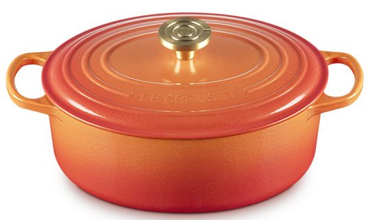 Le Creuset Bräter Oval Signature 29 cm Flamme Dorée Limited Edition 