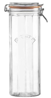Kilner Facetten-Glas mit Bügelverschluss 2,2 L. , 15x12x32,6 cm 