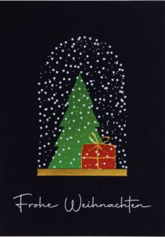 Räder Cloche Karte Frohe Weihnachten 