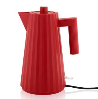 Alessi Plisse' Wasserkocher rot 