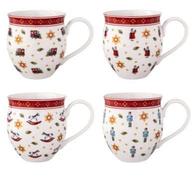 Villeroy & Boch Toy's Delight Jubiläums-Becher Set 4tlg. 