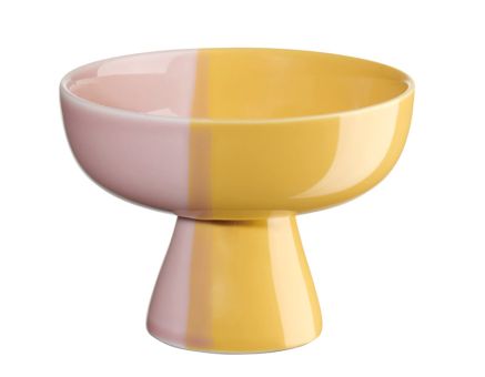 ASA Selection Schale Auf Fuß, Passion Fruit Smoothie Joy, L. 110mm, B. 110mm, H. 80mm 