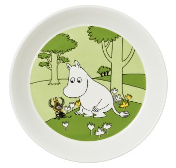 Arabia Moomin Teller 19 cm Moomintroll grassgreen 