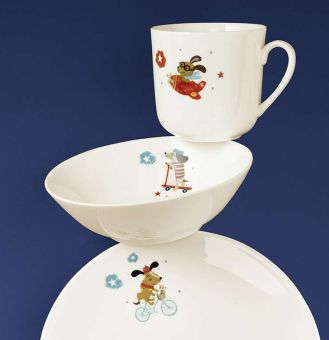 Dibbern Cool Dogs Set 3 Teilig im Geschenkkarton 
