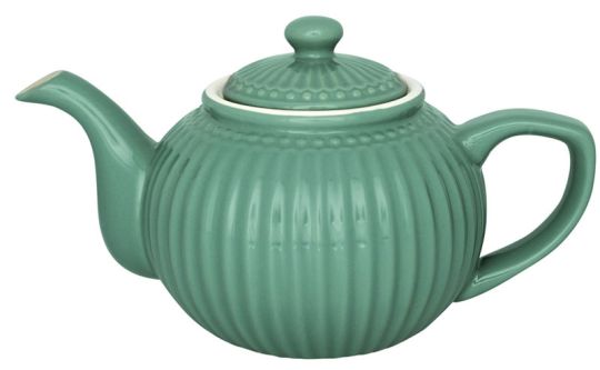 Greengate Teekanne Alice dusty green 