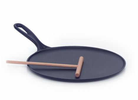 Le Creuset Crepespfanne 27 cm Schwarz 