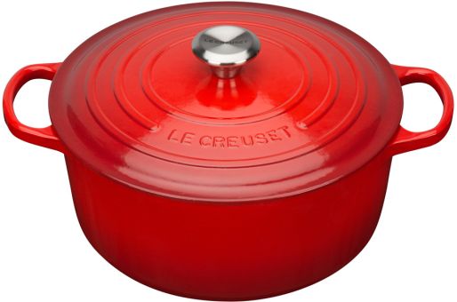 Le Creuset Bräter Rund Signature 28 cm Kirschrot 