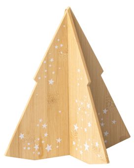 Räder Holztanne Sterne 24x24x25cm 