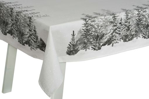 Pichler Tischdecke 150x250 cm Foret grey 100% CO 