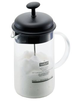 Bodum Milchschäumer gross 0,25 L Caffettiera schwarz 