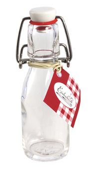 Einkochwelt Bügelflasche rund 100 ml kpl. mit montiertem Bügelverschluss 