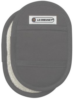 Le Creuset Topf-Griffschutz 2 Stk. Perlgrau Textilien 