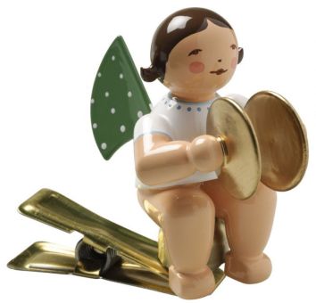 Wendt & Kühn Engel mit Becken auf Klemme 