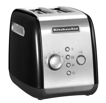KitchenAid 2er Toaster Onyx Schwarz 5KMT221EOB 