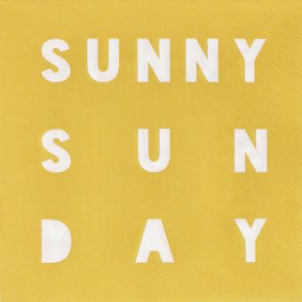 Räder Serviette 33x33cm Sunny Sunday 