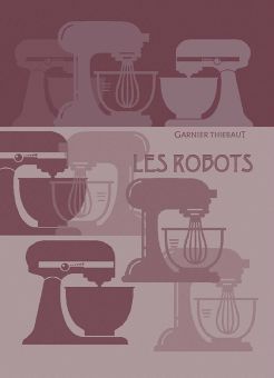 Garnier-Thiebaut Geschirrtuch Les Robots Framboise 50x70 Cm 100% Baumwolle 
