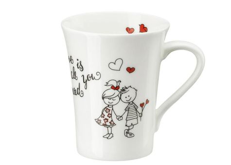 Hutschenreuther My Mug Collection Becher mit Henkel / W-Love I.A.You Need 