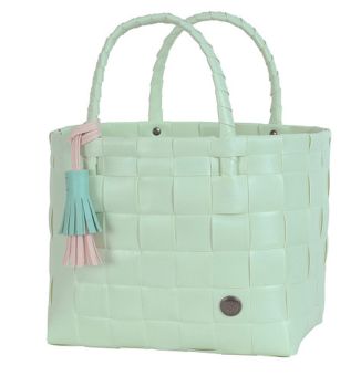 Handed By Shopper Mini Paris XS soft matcha mit Quaste soft aqua green 