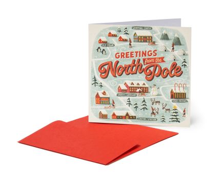 Legami Karte Christmas Greeting North Pole 