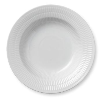 Royal Copenhagen White Fluted Teller Tief 21 cm 