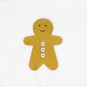 Räder Cocktailservietten 25x25 cm Lebkuchen (20 Stk.) 