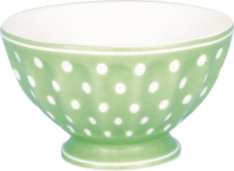 Greengate Müslischale medium Dotty pale green 