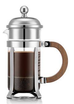Bodum Kaffeebereiter 3 Tassen 0.35l Chambord mit Holzgriff 