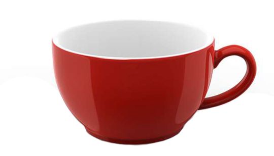 Dibbern Solid Color Signalrot Kaffee Obertasse 0,25 L 
