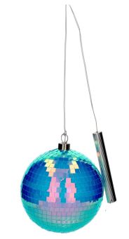 Gift Company Disco LED-Kugel 15cm neon blau 