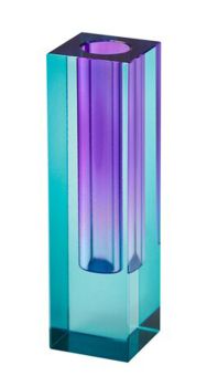 Gift Company Sari Kristallglas Vase H14 cm blau/lila gs 