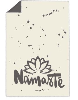 Paperproducts Design Blanket Namasté white 100 % Baumwolle 