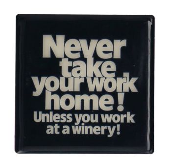 Gift Company Love Tiles Untersetzer Motiv: Work schwarz 