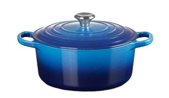 Le Creuset Bräter Rund Signature 22 cm Azure 