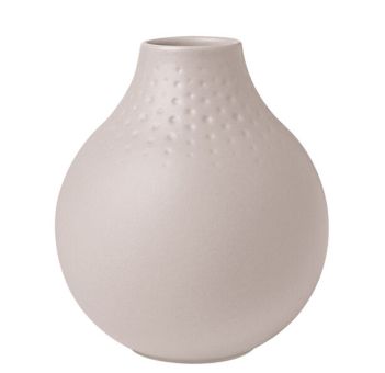 Villeroy & Boch Collier Vase Perle Klein 11x11x12 cm Manufacture Beige 