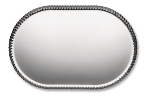 Alessi Pleats Tablett Edelstahl 46x31 cm 