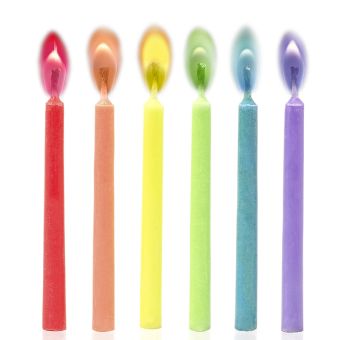 Legami Geburtstagskerzen Coloured Flame (12er Set) 