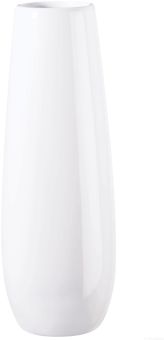 ASA Selection Ease Vase Tropfenform H 32 cm Ø 8 cm weiss Glänzend 
