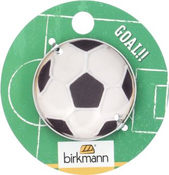 Birkmann Ausstechform Fußball 4,5 cm Edelstahl auf Cardboard 