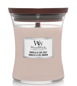 WoodWick Jar mittel Vanilla & Sea Salt 